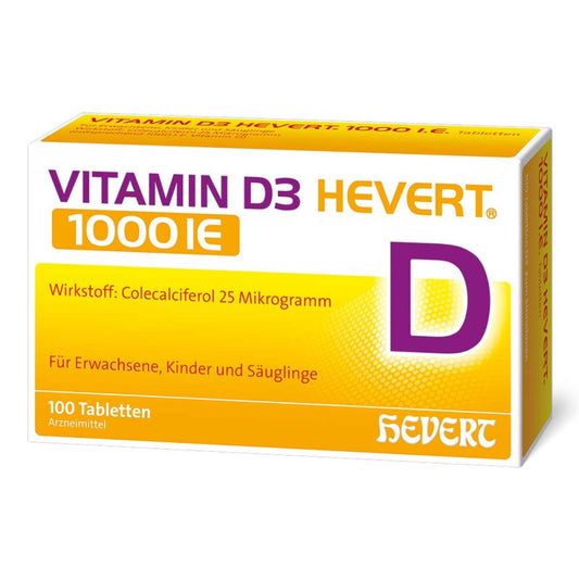 Vitamin D3 Hevert 1000 I.E. Tabletten (100 stk)