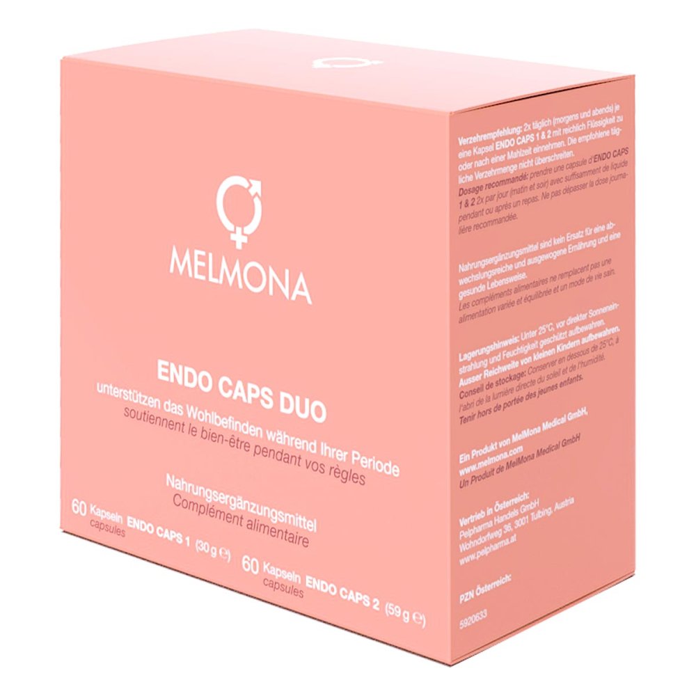 Melmona Endo Caps Duo Kapseln (2X60 stk)