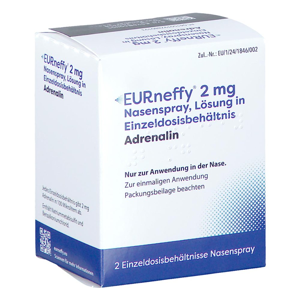 Das Produktfoto zeigt Eurneffy 2 Mg Nasenspray (2 stk) PZN 19788019