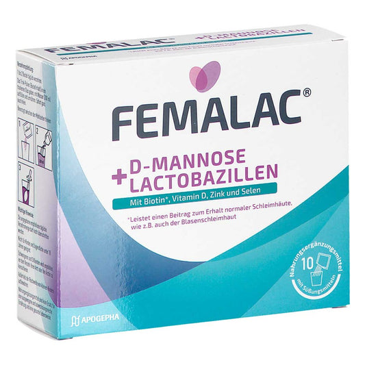 Femalac D-Mannose+Lactobazillen Plv.Z.H.E.L.Z.E. (10 stk)