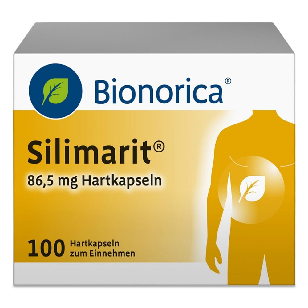 Das Produktfoto zeigt Silimarit 86,5 Mg Hartkapseln (100 stk) PZN 19981242