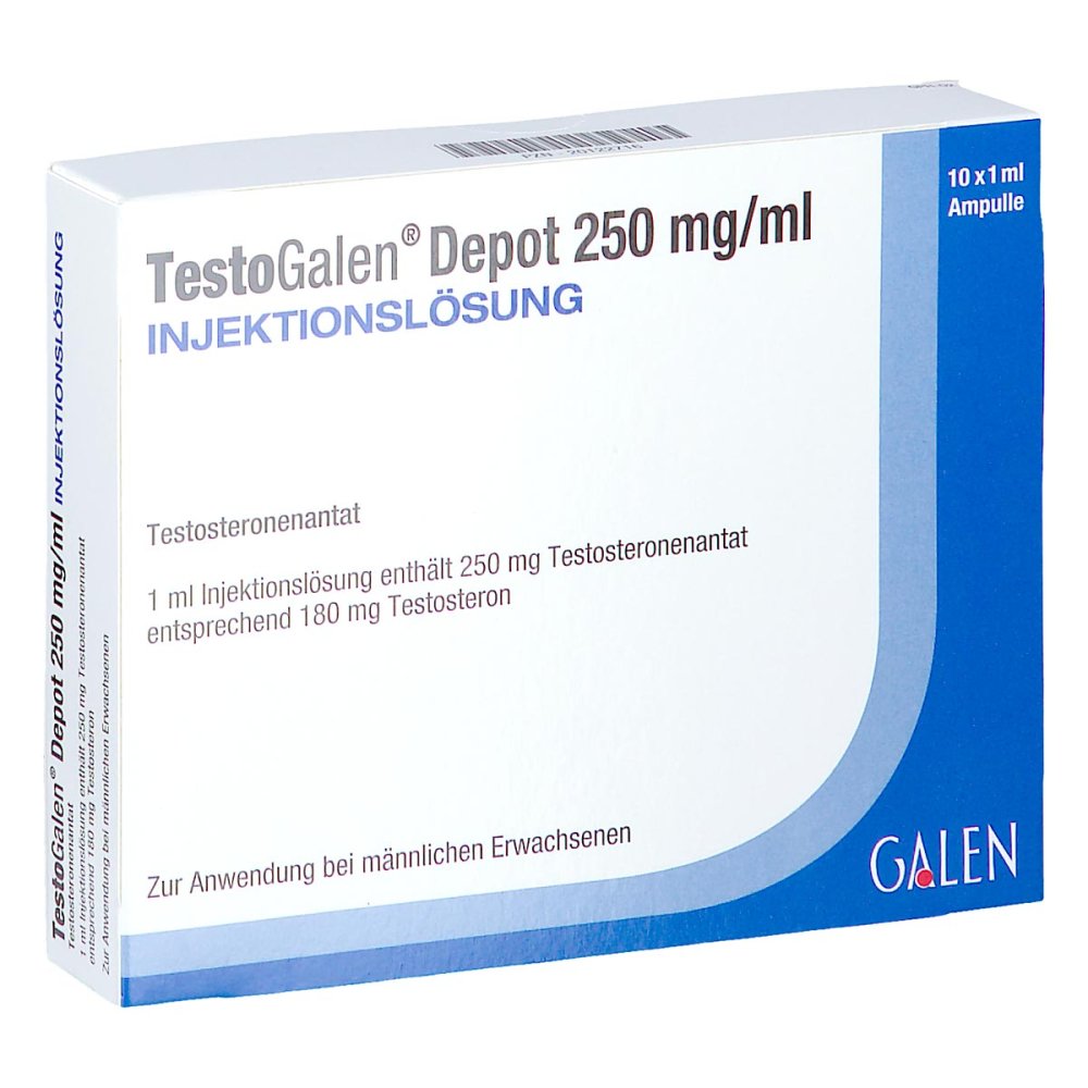 Testogalen Depot 250 Mg/Ml Injektionslösung (10 stk)