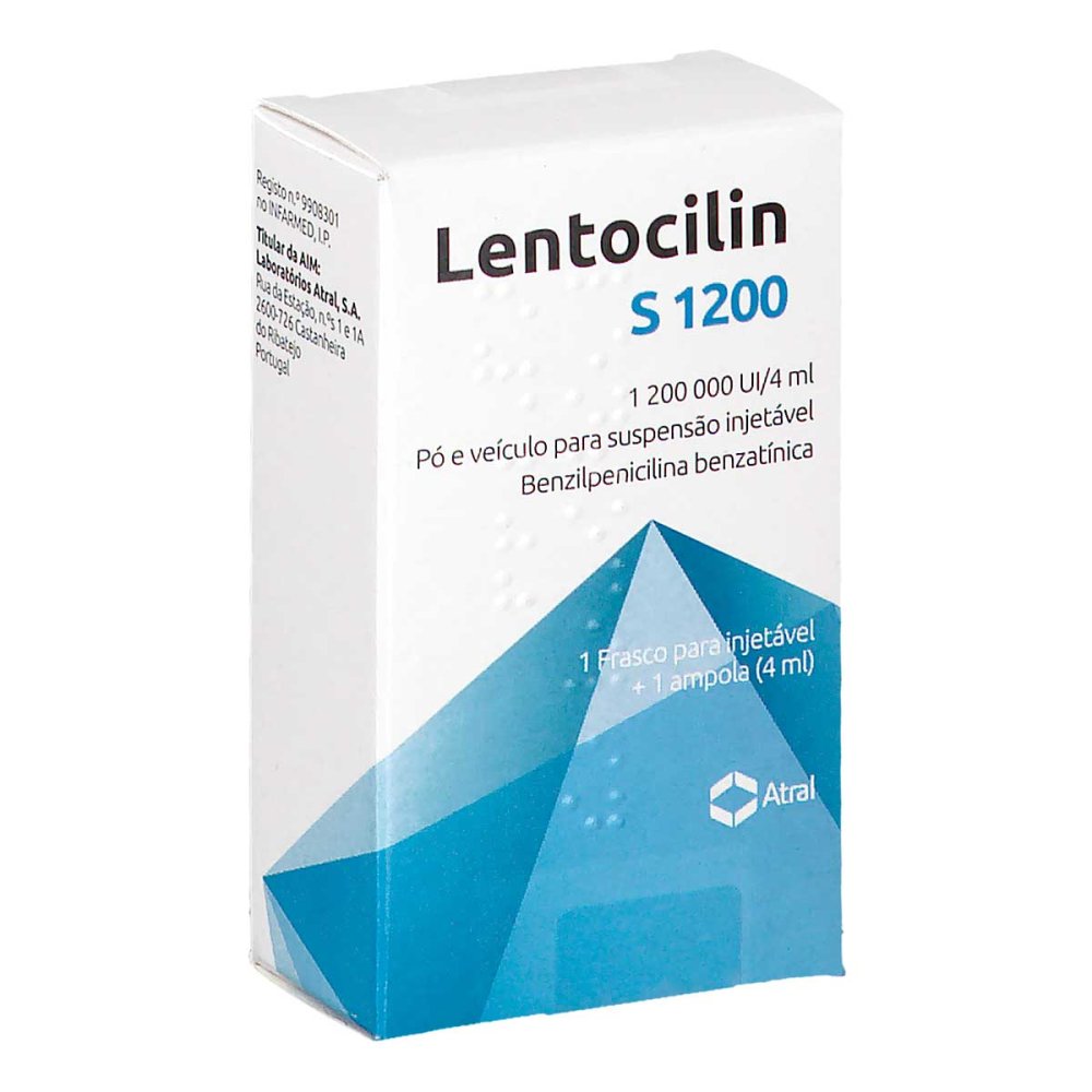 Das Produktfoto zeigt Lentocilin S 1200 1.200.000 I.E./4 Ml Pls Pt (1 stk) PZN 20375044