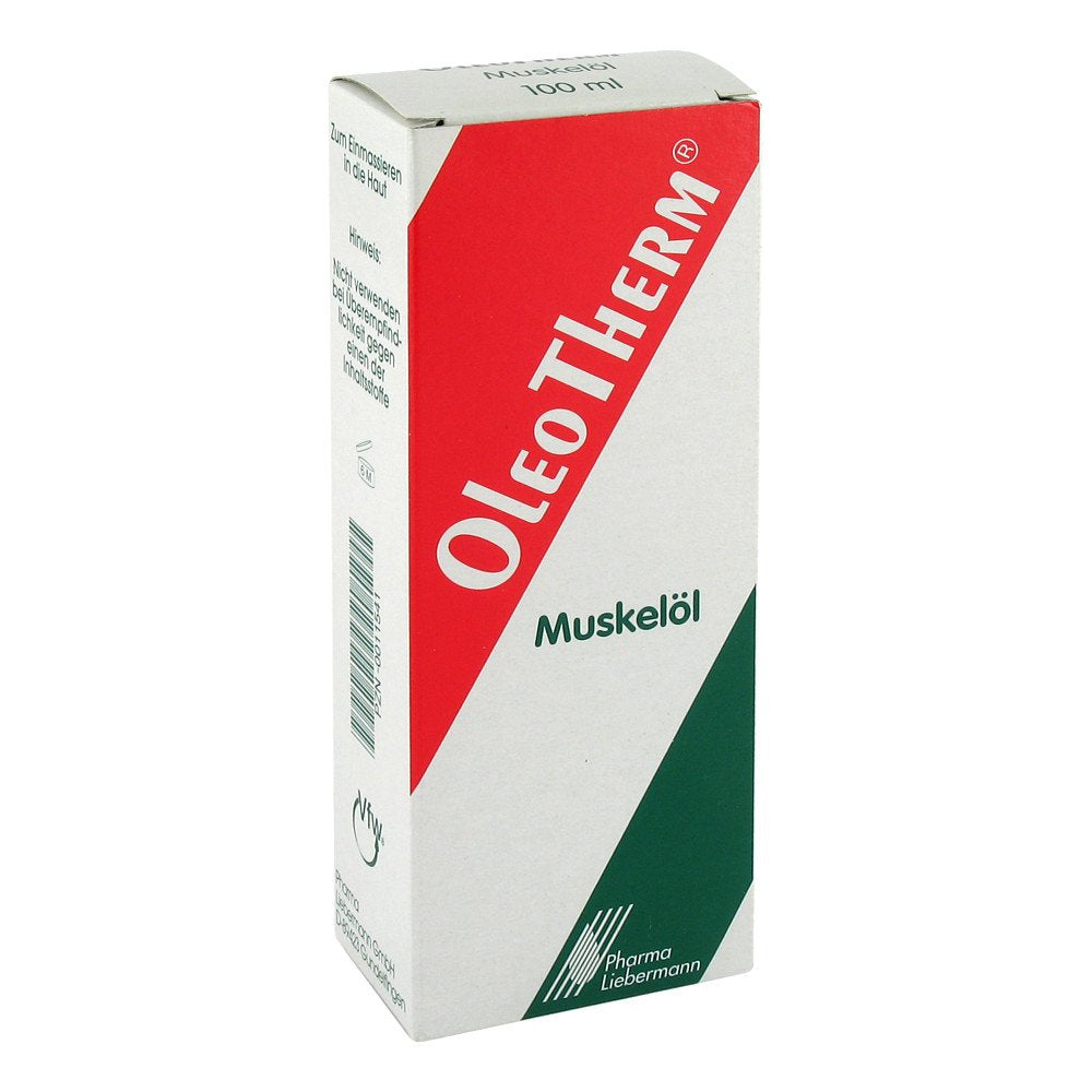 Das Produktfoto zeigt Oleotherm Muskelöl PZN 00011541
