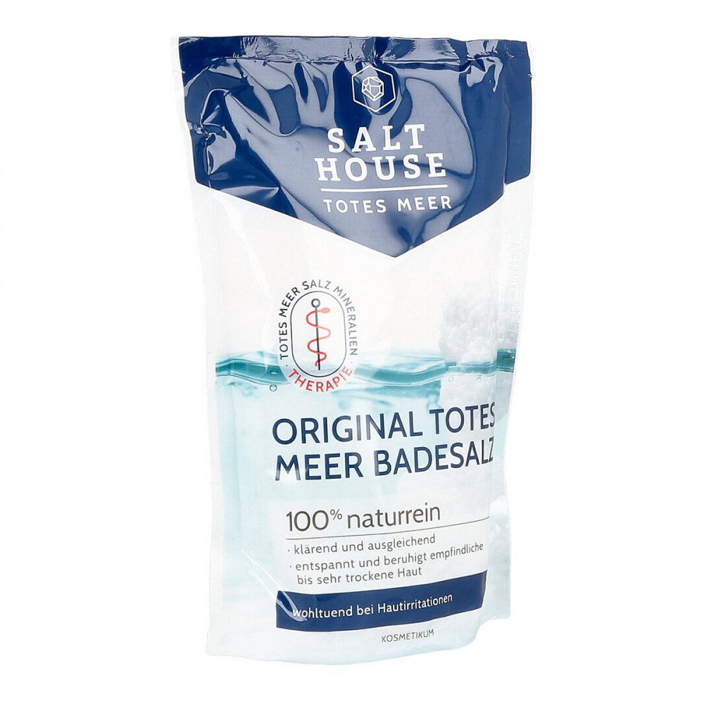 Das Produktfoto zeigt Salthouse Therapie Totes Meer Badesalz PZN 00080312