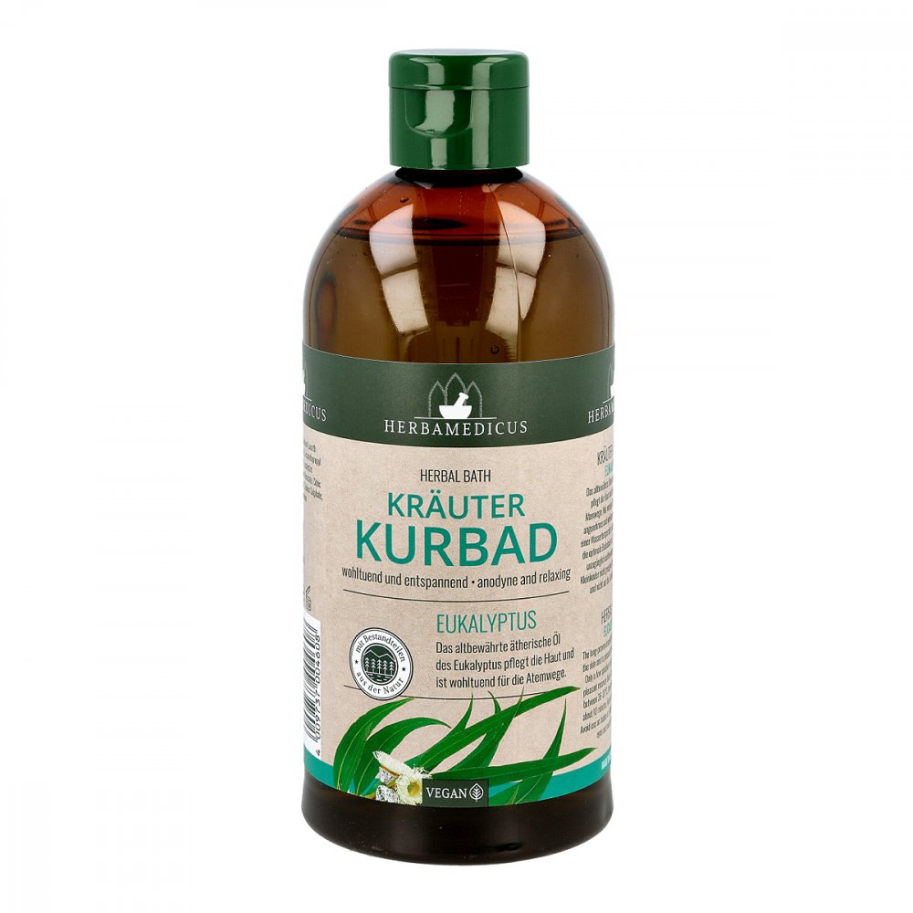 Das Produktfoto zeigt Eukalyptus Kräuter Kurbad Herbamedicus PZN 00133528
