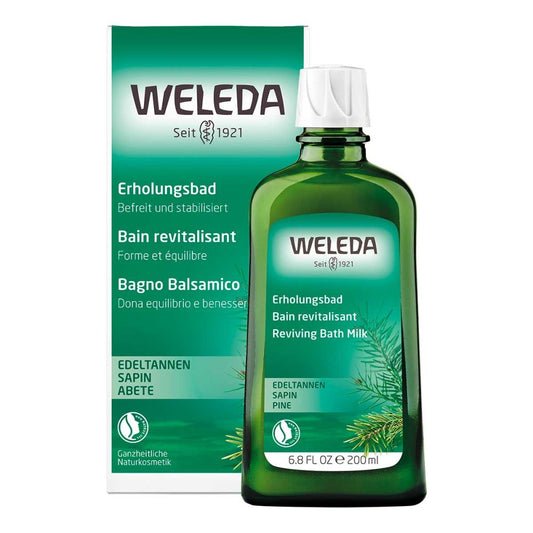 Das Produktfoto zeigt Weleda Edeltannen Erholungsbad PZN 00650749