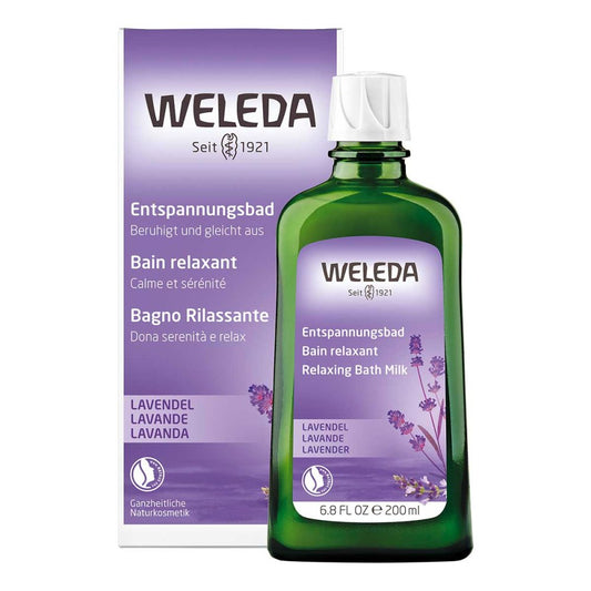 Das Produktfoto zeigt Weleda Lavendel Entspannungsbad PZN 00650778