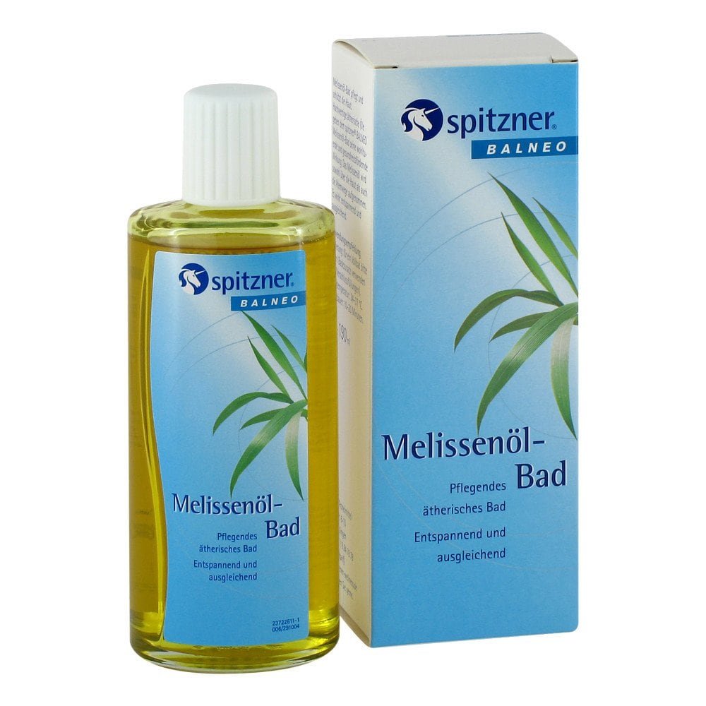 Das Produktfoto zeigt Spitzner Balneo Melisse Ölbad PZN 01531610