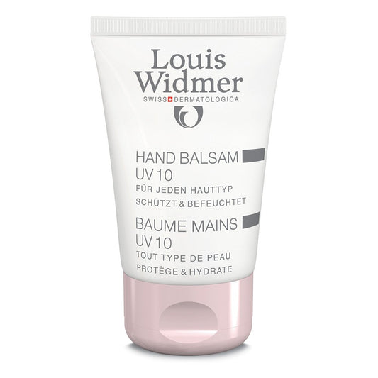 Das Produktfoto zeigt Widmer Hand Balsam Uv 10 Leicht Parfümiert PZN 02765445