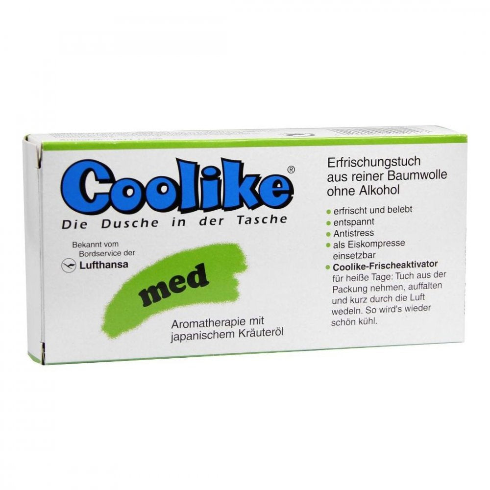 Das Produktfoto zeigt Coolike Feucht Tücher Med.Heilpfl.Öl PZN 03046089