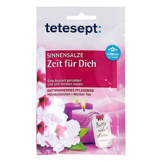 Das Produktfoto zeigt Tetesept Sinnensalz Zeit Für Dich PZN 03946775