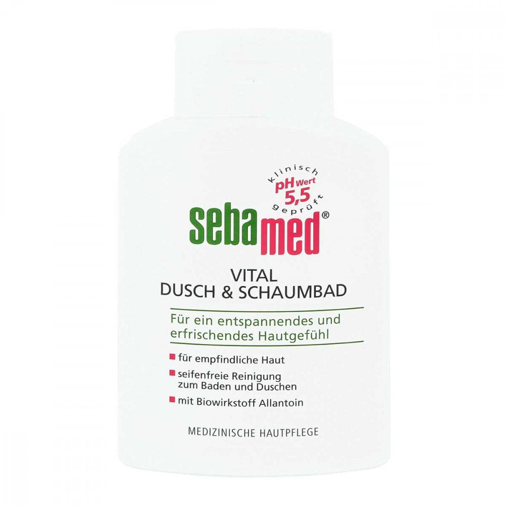 Das Produktfoto zeigt Sebamed Dusch Und Schaumbad PZN 04688418