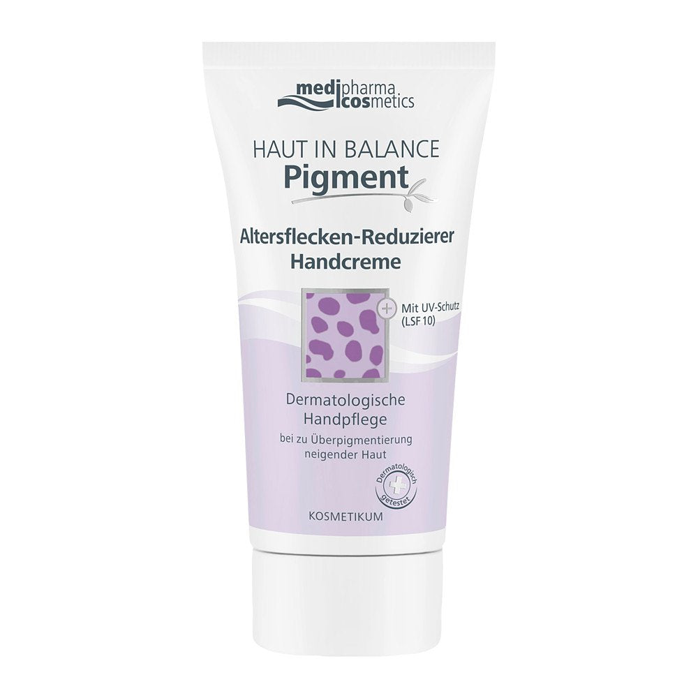 Das Produktfoto zeigt Haut In Balance Pigment Altersfl.-Reduz.Handcreme PZN 05027185
