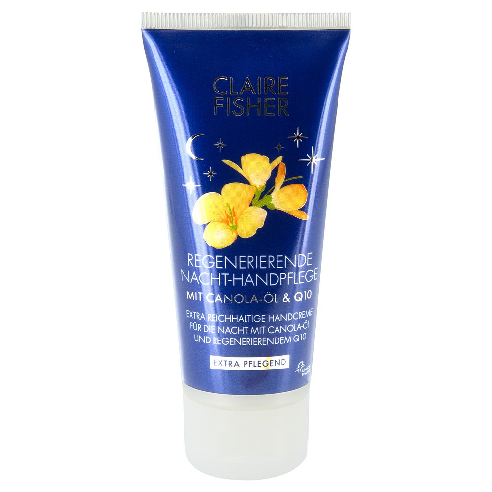 Das Produktfoto zeigt Claire Fisher Nat.Classic Canola Nacht Hand Creme PZN 05101504
