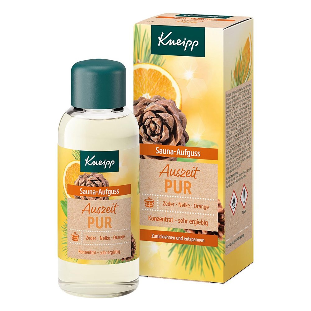 Das Produktfoto zeigt Kneipp Sauna Aufguss Auszeit Pur PZN 05369891