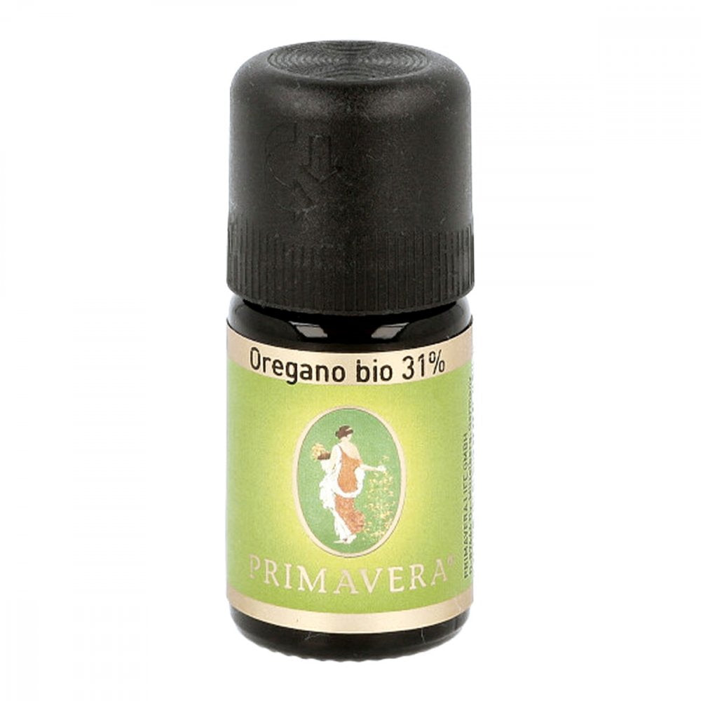 Das Produktfoto zeigt Oregano Öl Ätherisch Bio 31% PZN 05909229