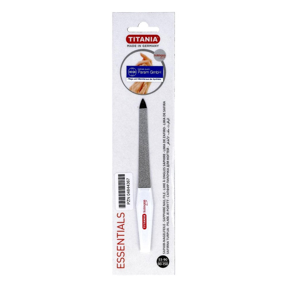 Das Produktfoto zeigt Saphir Nagelfeile Ca.15 Cm Titania PZN 05958618