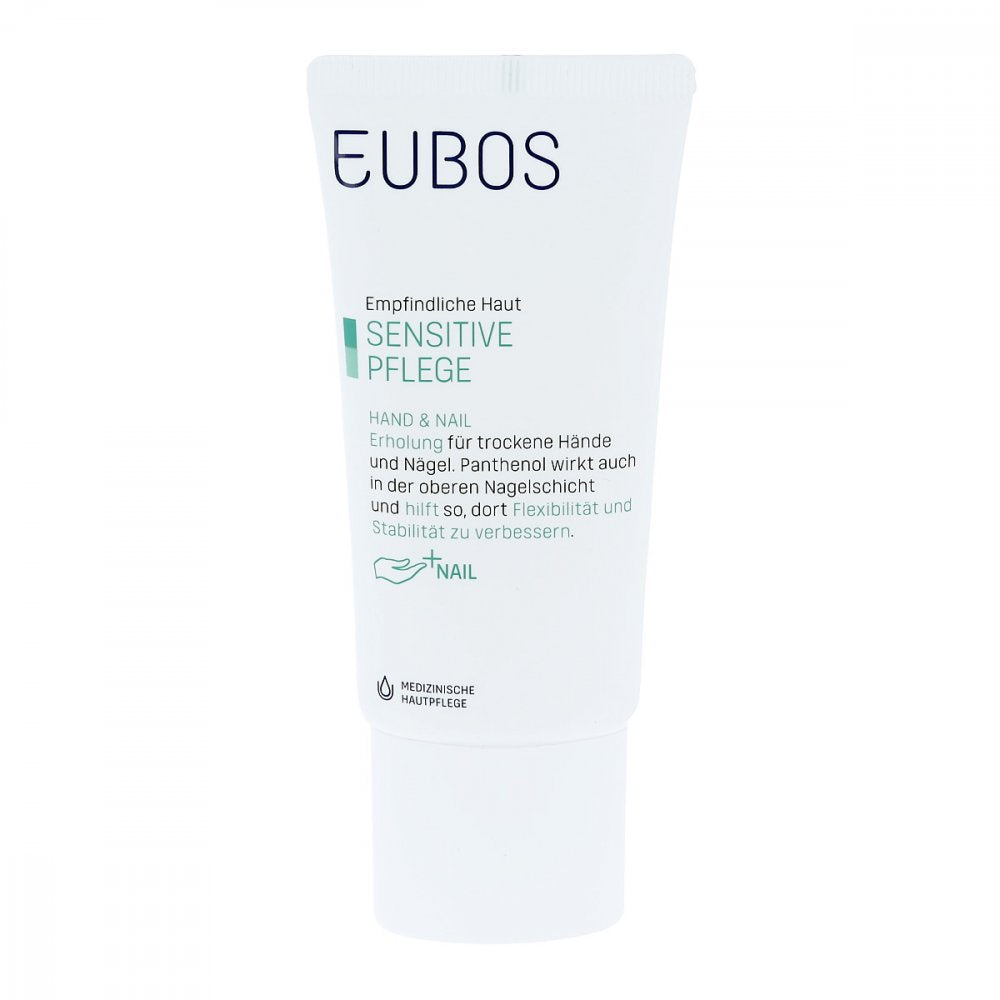 Das Produktfoto zeigt Eubos Sensitive Hand & Nail Creme Sens.Haut PZN 06064863