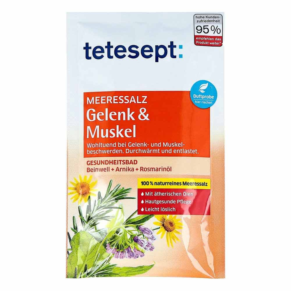 Das Produktfoto zeigt Tetesept Meeressalz Gelenk+Muskel PZN 06437413