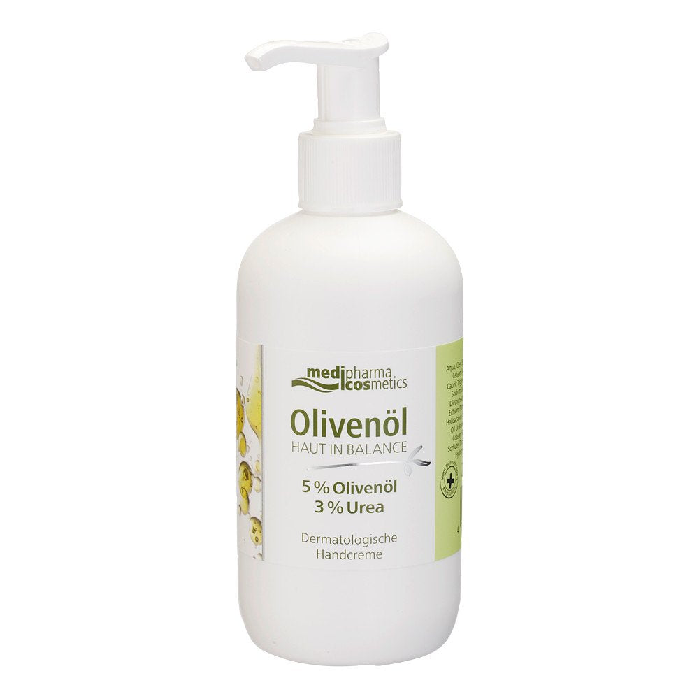 Das Produktfoto zeigt Haut In Balance Olivenöl Derm.Handcreme PZN 06816286