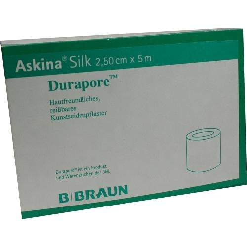 Das Produktfoto zeigt Askina Silk Seidenpfl.2,5 Cmx5 M (12 stk) PZN 07430198