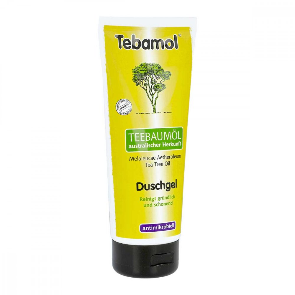 Das Produktfoto zeigt Teebaum Öl Duschgel PZN 07568844
