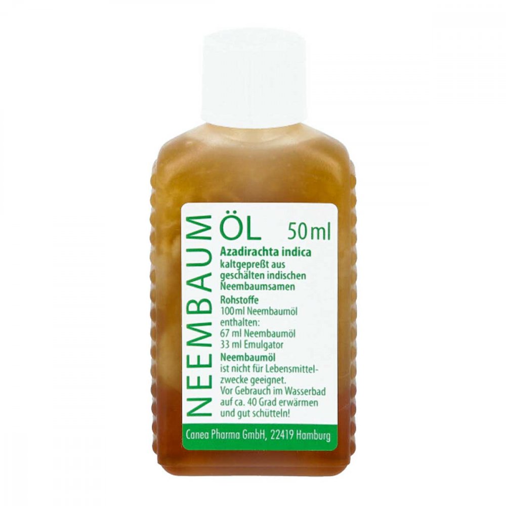 Das Produktfoto zeigt Neembaumöl PZN 08502416
