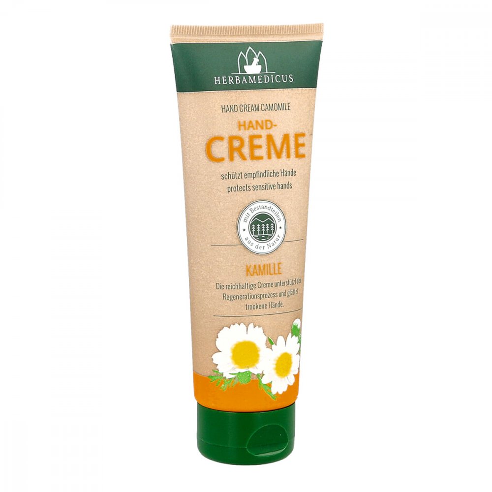Das Produktfoto zeigt Handcreme M.Kamille Herbamedicus PZN 08847138