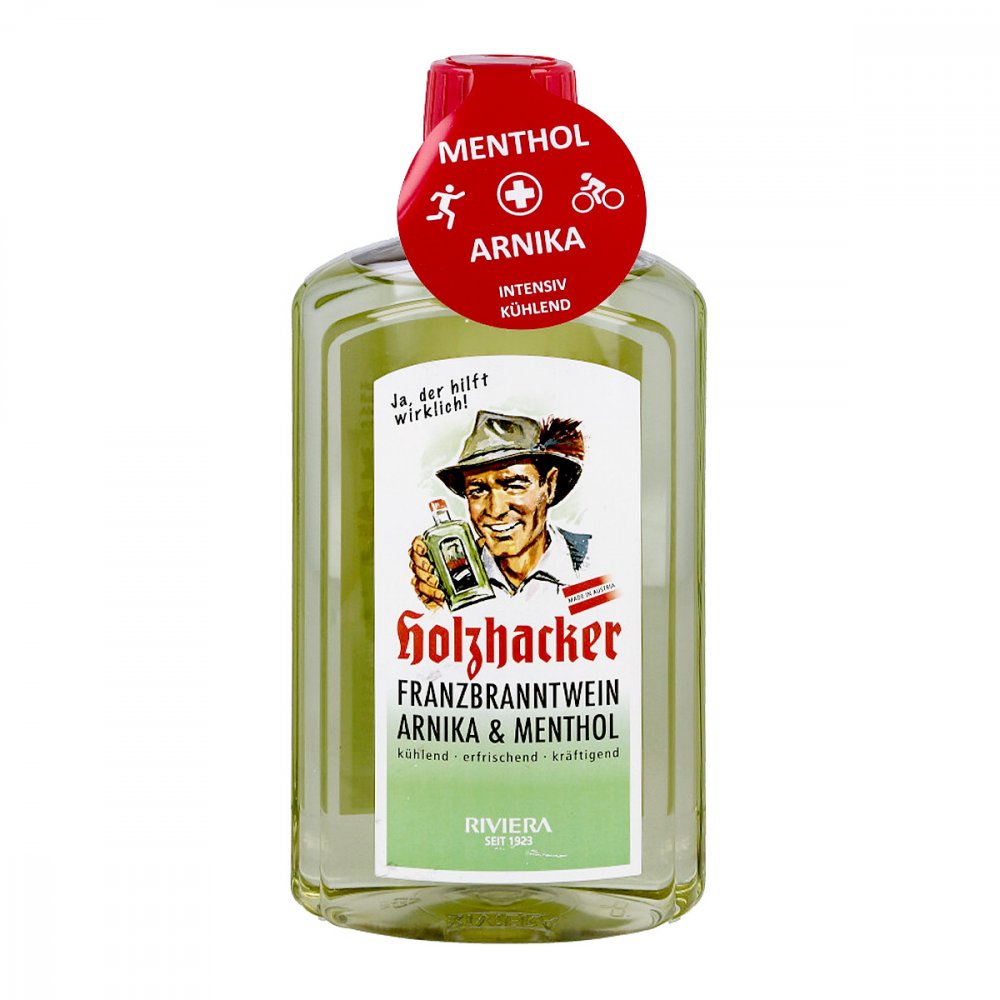 Das Produktfoto zeigt Riviera Holzhacker Franzbranntwein PZN 09174291