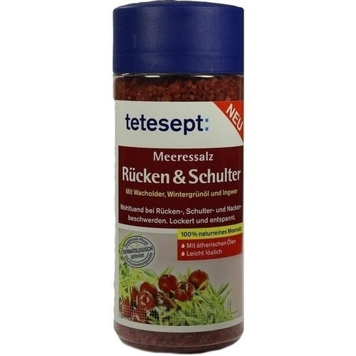 Das Produktfoto zeigt Tetesept Meeressalz Rücken & Schulter PZN 09304931