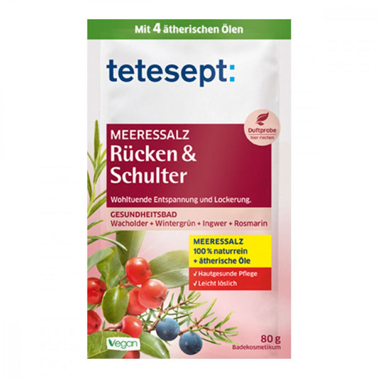Das Produktfoto zeigt Tetesept Meeressalz Rücken & Schulter PZN 09704406