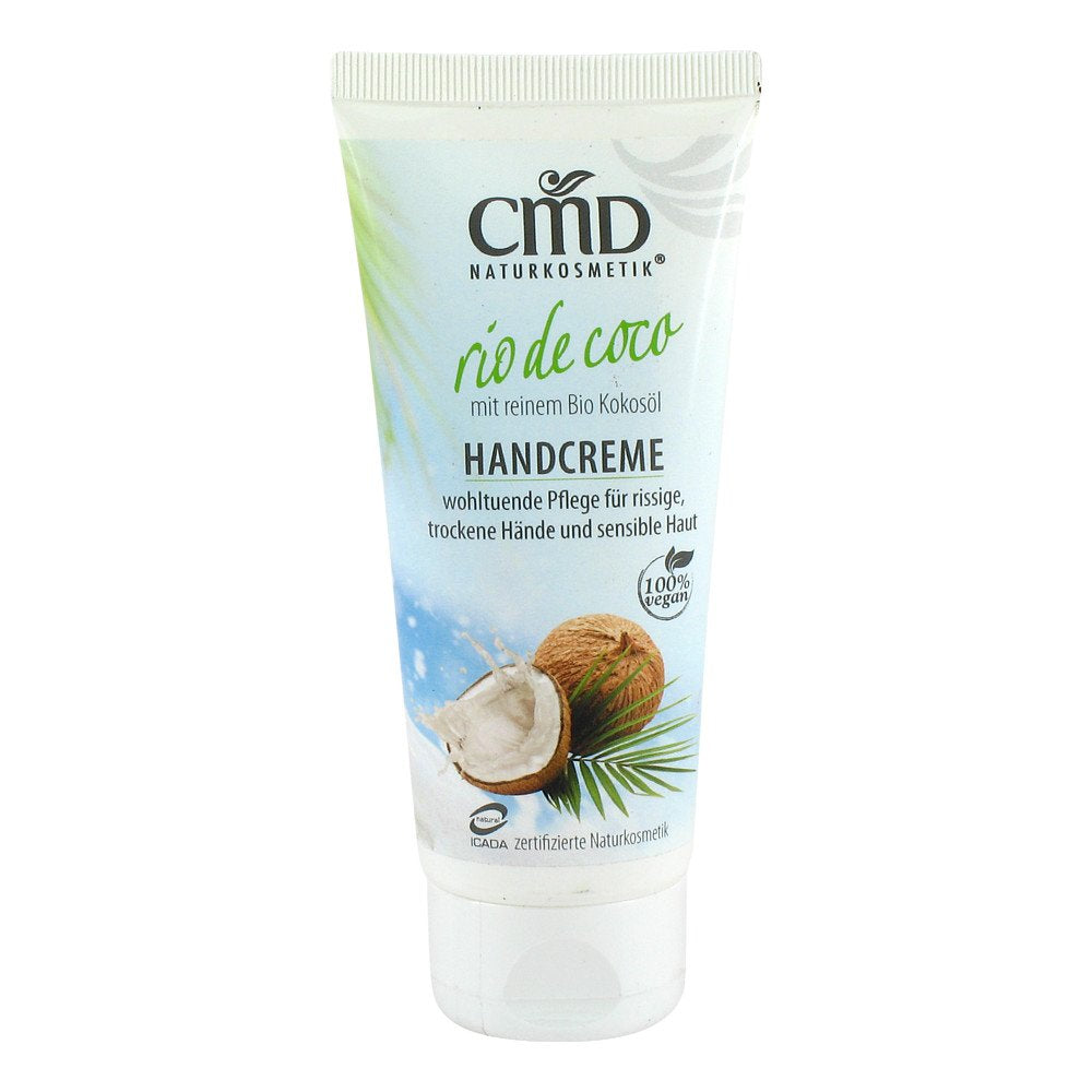 Das Produktfoto zeigt Kokosöl Handcreme Rio De Coco Cmd PZN 09946635
